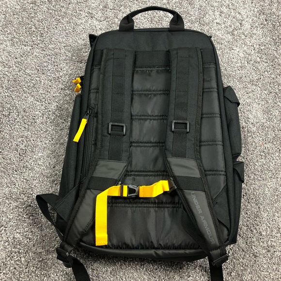 Under Armour x Project Rock Regiment UA Unisex Womens Backpack Black 1353719-001 - Picture 9 of 13